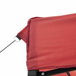 vidaXL Tente de fête 200 x 200 x 306 cm Bordeaux Tissu Oxford