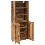 vidaXL Haut Armoire Bois ancien 69 5 x 34 x 180 cm Bois d'ingénierie