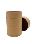 Lot de 25 boîtes cylindriques en carton Kraft 8.2 x 11.4 cm