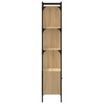 vidaXL Bibliothèque avec porte chêne sonoma 44 5x30x154 5 cm