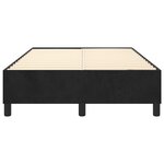 vidaXL Cadre de lit sans matelas noir 120x200 cm velours