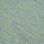 vidaXL Tapis à tissage plat d'extérieur 140x200 cm Turquoise