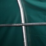 Vidaxl tente amovible pour bétail pvc 550 g/m² 3 3 x 8 m vert foncé