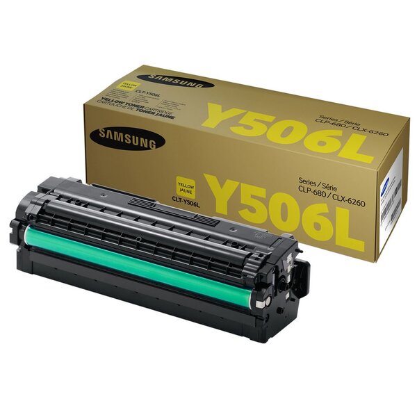 Toner CLT-Y506L, SU515A, (pack de 1), grande capacité, jaune