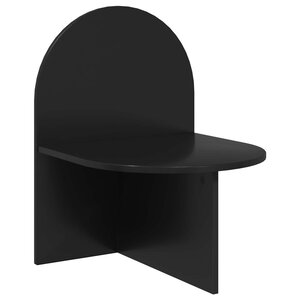 vidaXL Table de chevet Chêne noir 48 x 49 x 65 cm Bois d’ingénierie