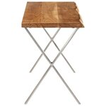 vidaXL Banc avec bord vivant 105 cm bois d'acacia massif