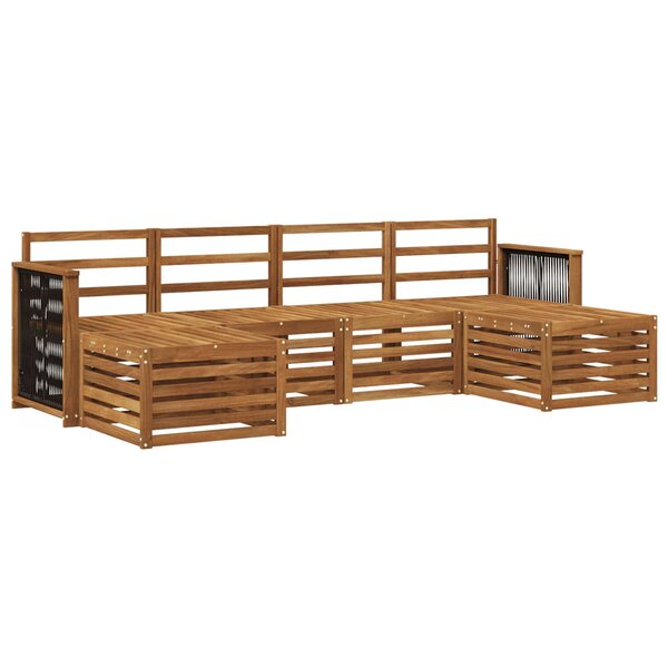 vidaXL Ensemble de canapés d'extérieur 5 pc