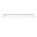 vidaXL Auvent Rétractable Marron 400 x 200 cm tissu