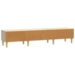 vidaXL Meuble TV Chêne Sonoma 147 x 34 5 x 30 cm Bois d'ingénierie