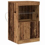 vidaXL Buffet LED Bois ancien 41 x 37 x 67 cm Bois d'ingénierie