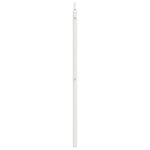 vidaXL Tête de lit métal blanc 140 cm