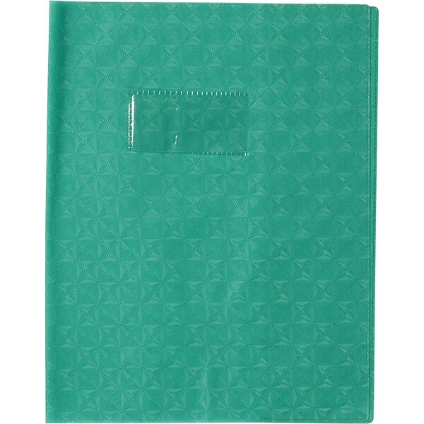 Protège-cahier Grain Losange 18/100ème 17x22 vert CALLIGRAPHE