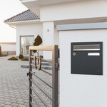 Boite aux lettre  Allure 2 portes  gris anthracite 7016M