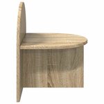 vidaXL Table de chevet 2 pc Chêne Sonoma 40 x 35 5 x 45 5 cm