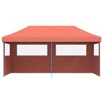 vidaXL Tente de fête 292 x 580 x 315 cm Terre cuite Tissu Oxford