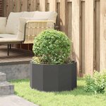 vidaXL Jardinière Noir 60 x 60 x 35 cm Acier