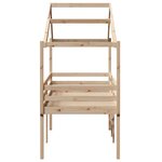 vidaXL Lit haut sans matelas 75x190 cm bois de pin massif