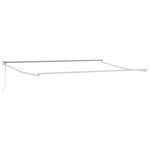vidaXL Auvent rétractable automatique marron 400x300 cm