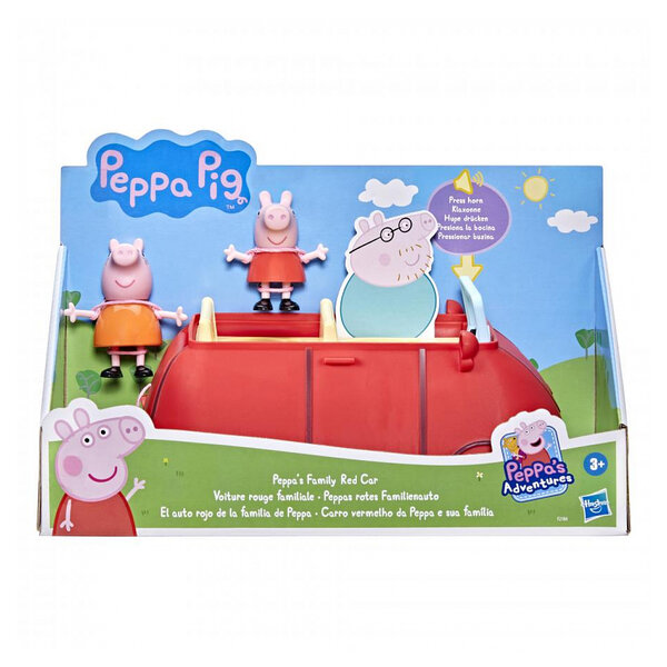Voiture Rouge Familiale Peppa Pig - Jouet Emblématique pour Enfants