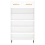 vidaXL Armoire à chaussures blanc 60x35x105 cm bois d'ingénierie