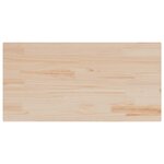 vidaXL Dessus de table 100x50x2 5 cm bois de pin massif rectangulaire
