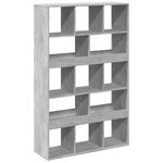 vidaXL Cloison de séparation gris béton bois d'ingénierie