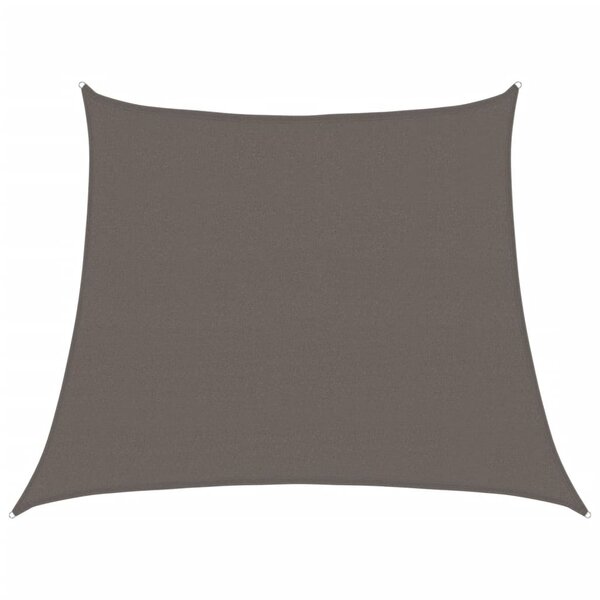 vidaXL Voile d'ombrage 160 g/m² Anthracite 3/4x3 m PEHD