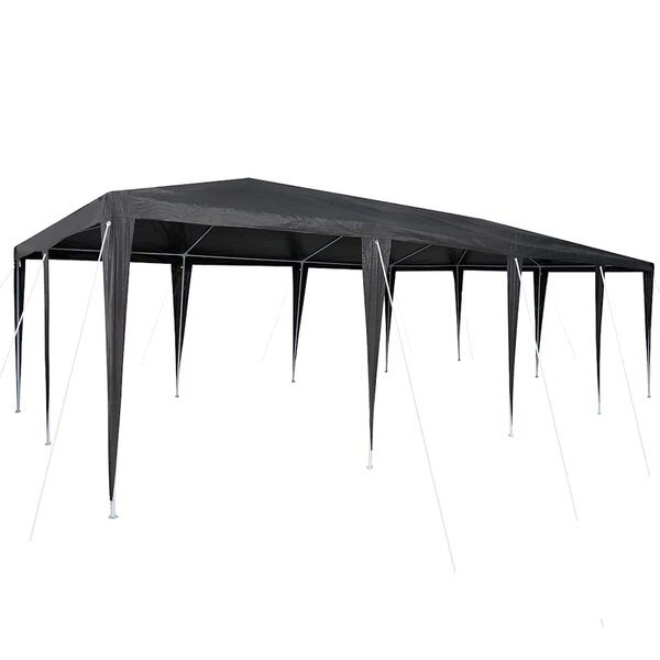 vidaXL Tente de fête Anthracite et blanc 800 x 400 x 266 cm
