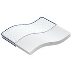 vidaXL Matelas Blanc 200 x 180 x 17 cm Mousse PU