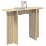 vidaXL Table console Chêne Sonoma 100 x 30 x 75 cm Bois d'ingénierie