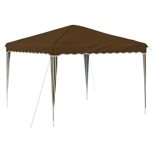vidaXL Tente de fête pop-up 288 x 288 x 245 cm Taupe Tissu Oxford