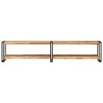 vidaXL Meuble TV 200x30x40 cm bois massif de manguier