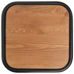 vidaXL Mobilier de bar 3 Pièces Acier Noir et marron