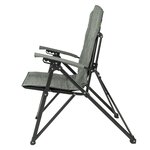 Bo-camp chaise de camping pliable stanwix vert