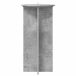 vidaXL Support de Plante 2 pièces Gris béton 40 x 40 x 80 cm
