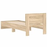vidaXL Cadre de lit sans matelas avec tête de lit 90x190 cm