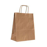 Paq 50 Sacs 25X11X31 Kraft Brun 110Gr