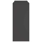 vidaXL Support de Plante 2 Pièces Noir 24 x 24 x 55 cm Acier