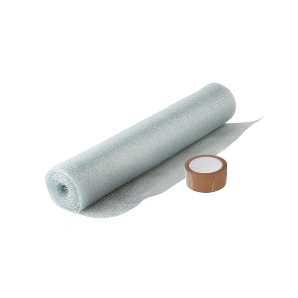 Pack And Move - Film À Bulle Recyclé - 0 5 X 5 M - Déménagement  Expédition Et Protection - Papier Bulle De Qualité + 1 Adhésif - 70  recyclé