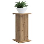 vidaXL Support de Plante 2 pièces Chêne artisanal 30 5 x 30 x 60 5 cm
