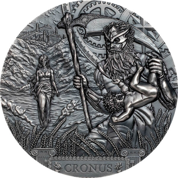 Monnaie CRONUS Titans 3 Oz Argent 20$ Cook Islands 2021