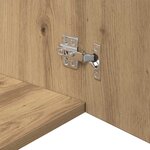 vidaXL Meuble mural Montage mural chêne artisanal 50 x 42 5 x 40 cm