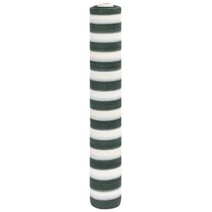 vidaXL Filet brise-vue vert et blanc 1 5x25 m PEHD 150 g/m²