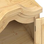 vidaXL Garde-robe Corona 55x52x170 cm bois de pin massif