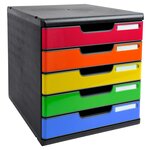 Module De Classement Modulo Iderama 5 Tiroirs Fermés - Arlequin - Exacompta