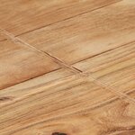 vidaXL Table basse 80x80x28 cm Bois d'acacia massif