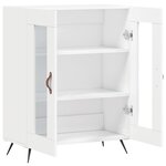vidaXL Buffet blanc 69 5x34x90 cm bois d'ingénierie