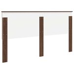 vidaXL Tête de lit Chêne brun 180 cm Bois d'ingénierie