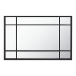 Miroir mural rectangulaire 90 x 60 cm noir mat 03_0007894