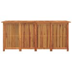 vidaXL Boîte de rangement de jardin 175x80x75 cm bois massif d'acacia